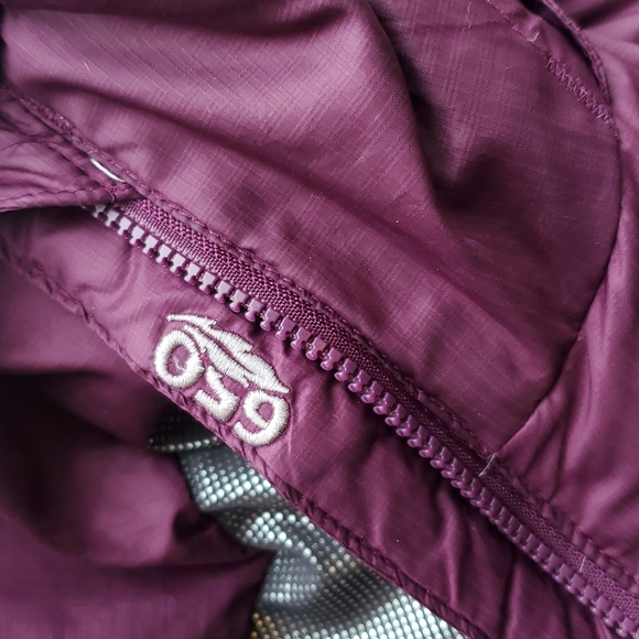 Columbia Maroon 650 Down Midi Winter Jacket XL - Picture 3 of 7